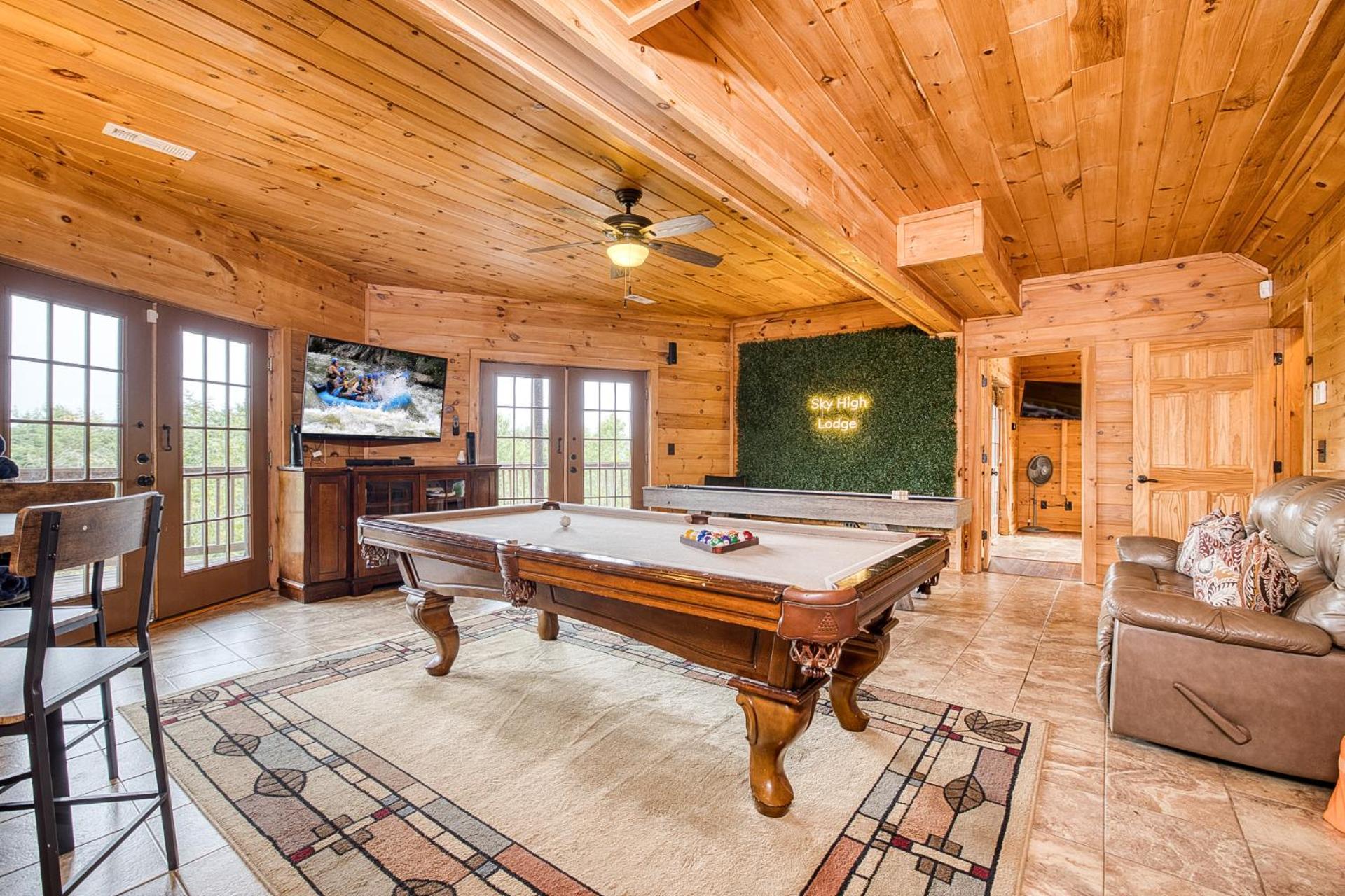 Sky High Lodge By Bk Stays. Large Cabin. Amazing Views. Game Room. Jacuzzi. Six Bedrooms. Sleeps 12 Blue Ridge Bagian luar foto